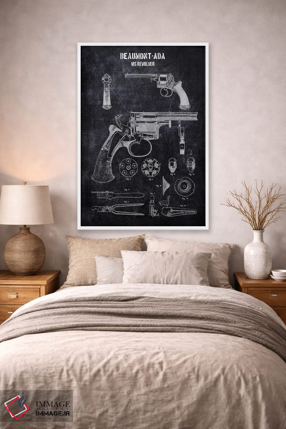 تابلو دکوراتیو بومونت آدا اثر جوزف فرناندو - D1W