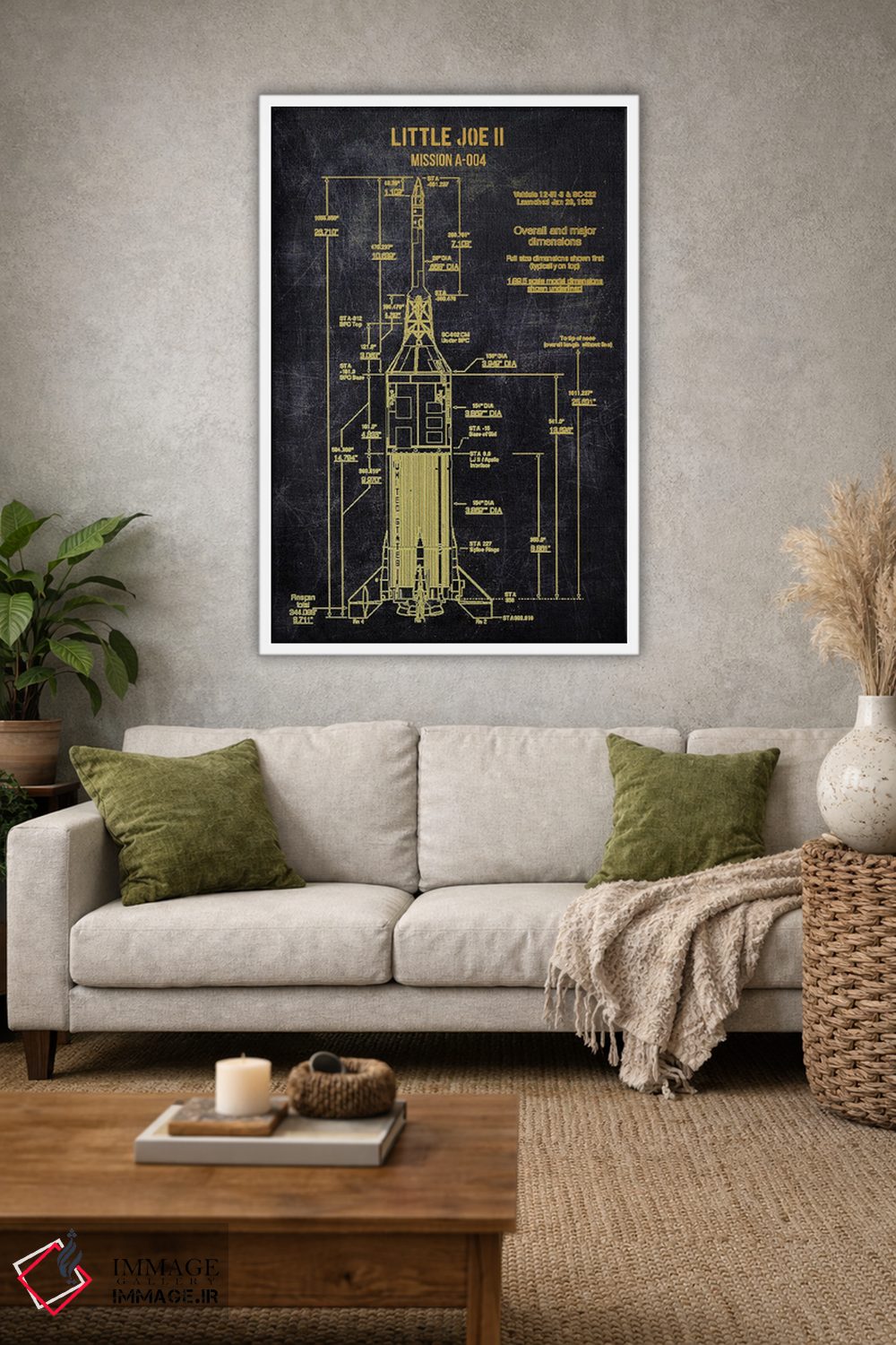 تابلو دکوراتیو لیتل جو ۲ اثر جوزف فرناندو - D1W