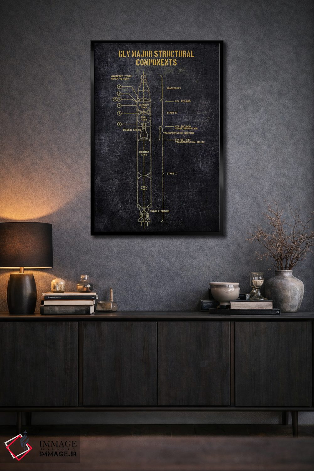 تابلو دکوراتیو ساختار اصلی GLV اثر جوزف فرناندو - D2B