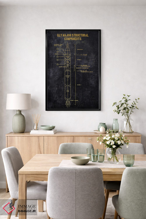 تابلو دکوراتیو ساختار اصلی GLV اثر جوزف فرناندو - D6B