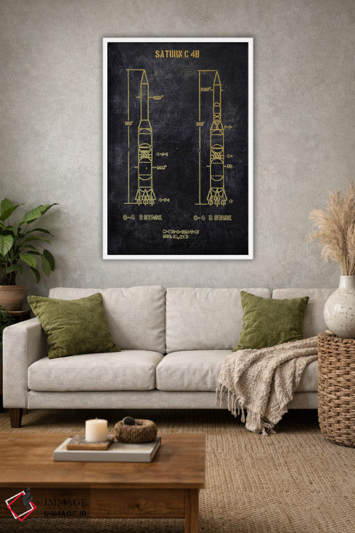 تابلو دکوراتیو ساترن C 4B اثر جوزف فرناندو - D1W