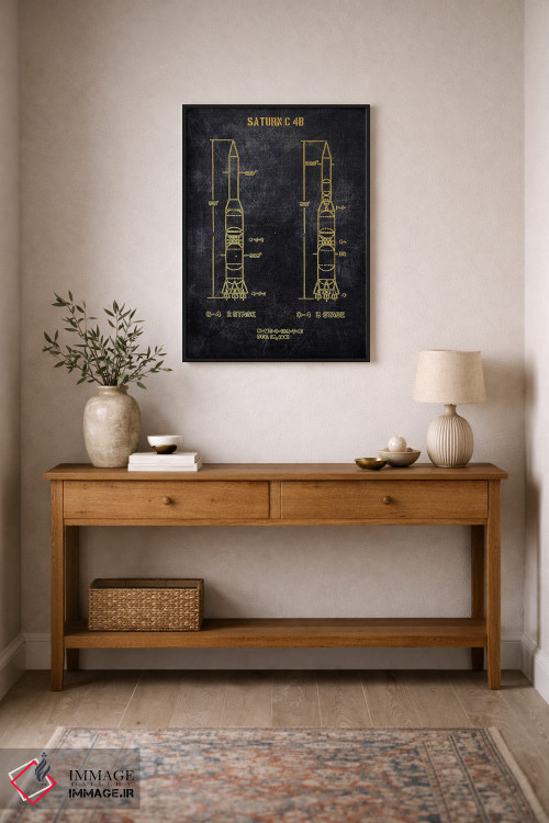 تابلو دکوراتیو ساترن C 4B اثر جوزف فرناندو - D2B