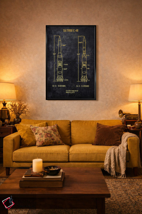 تابلو دکوراتیو ساترن C 4B اثر جوزف فرناندو - D4B