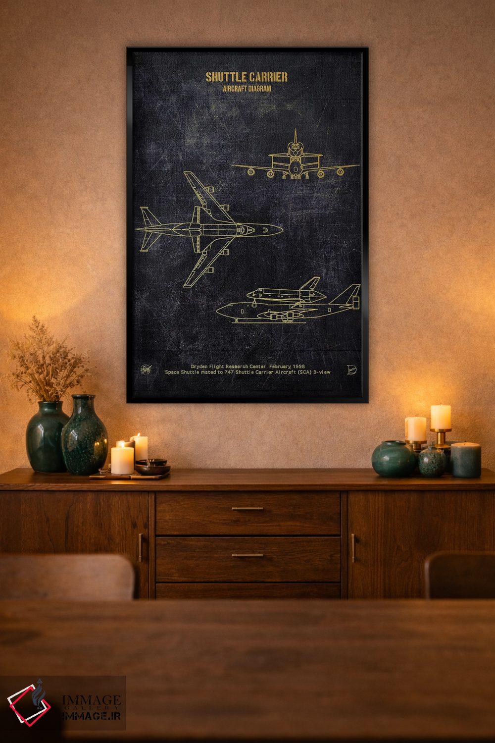 تابلو دکوراتیو ناو هواپیمابر اثر جوزف فرناندو - D2B