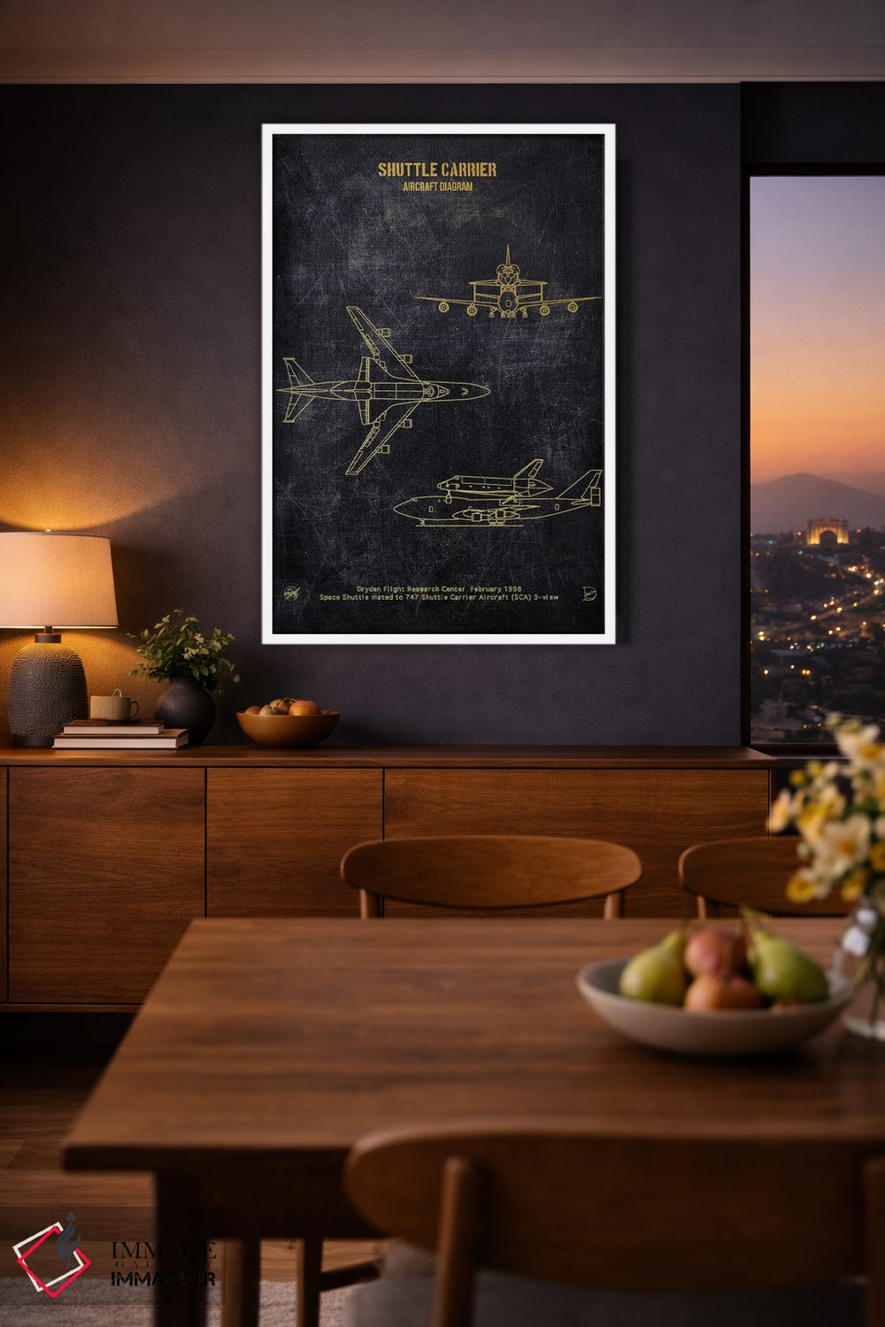 تابلو دکوراتیو ناو هواپیمابر اثر جوزف فرناندو - D3W