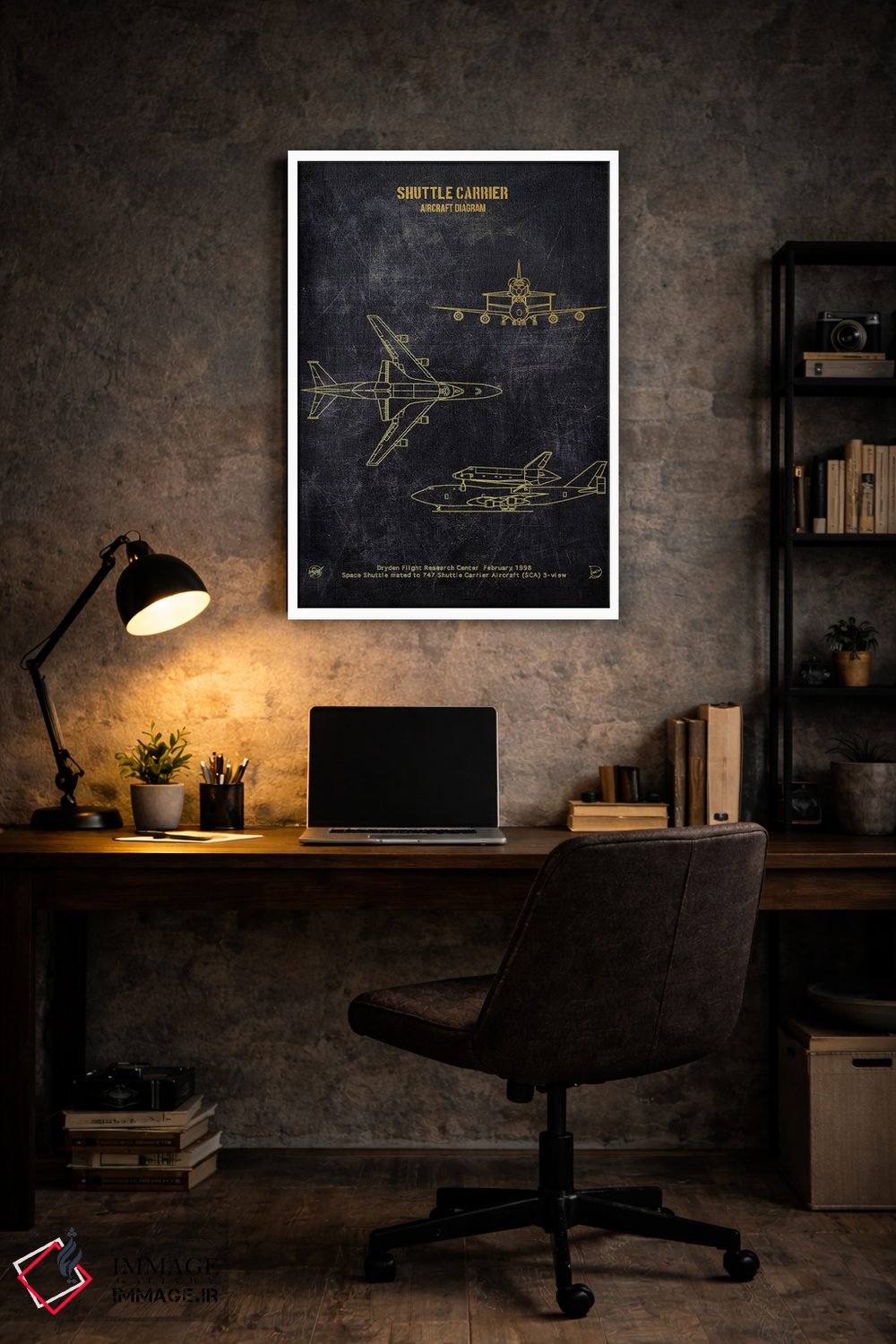 تابلو دکوراتیو ناو هواپیمابر اثر جوزف فرناندو - D4W