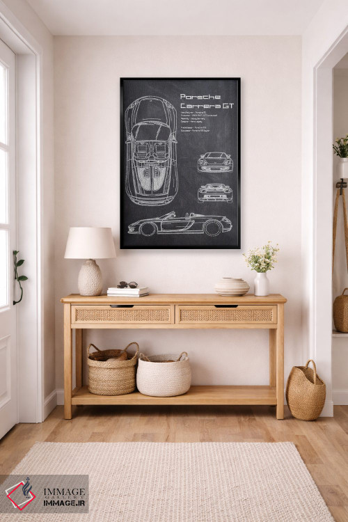 تابلو دکوراتیو پورشه کاررا GT اثر جوزف فرناندو - D5B