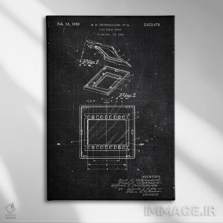 تابلو دکوراتیو 823,476,نوار فیلم شماره ۲۸۲۳۴۷۶ اثر جوزف فرناندو - نمای روبهرو روی دیوار