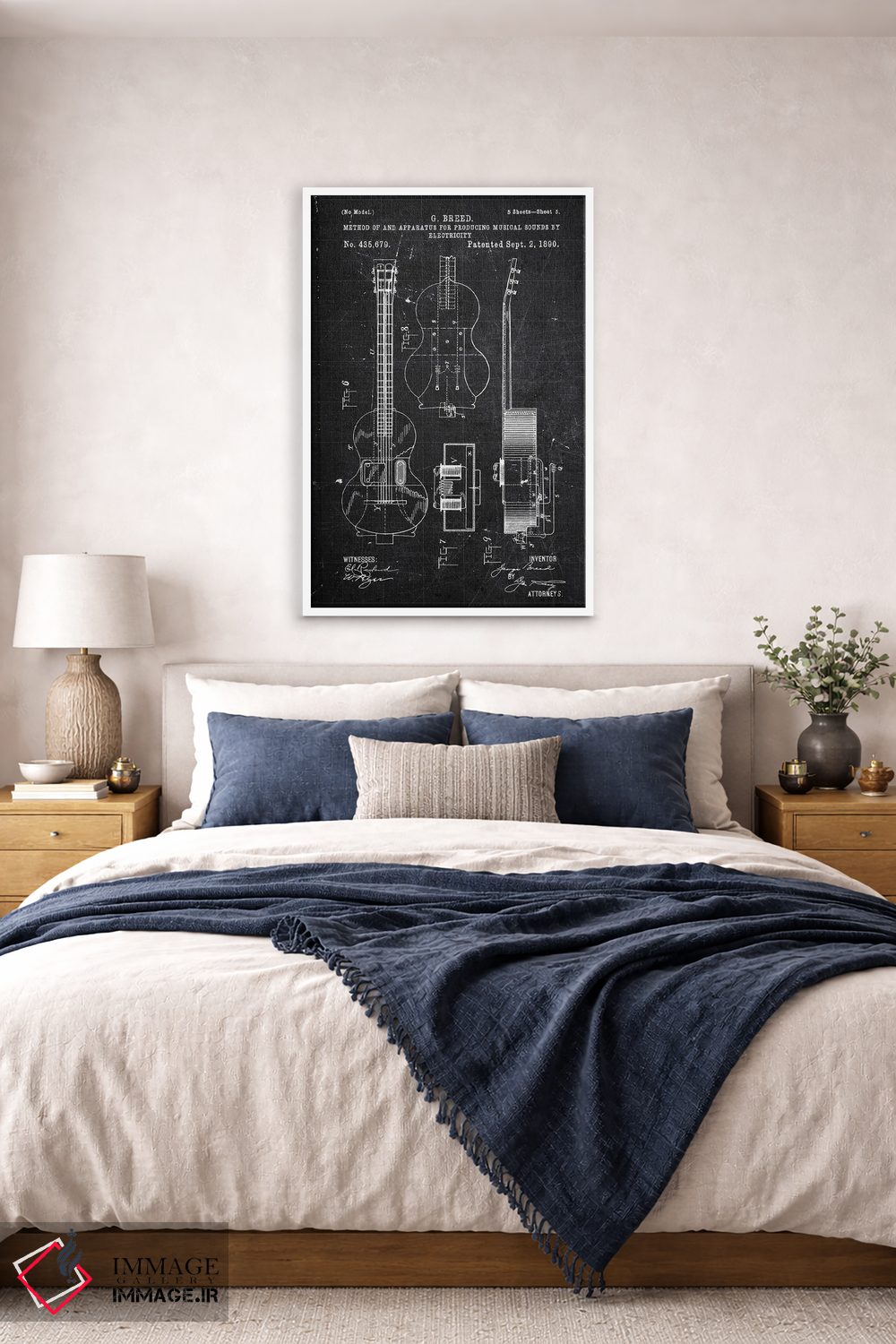 تابلو دکوراتیو صداهای موسیقیایی اثر جوزف فرناندو - D4W