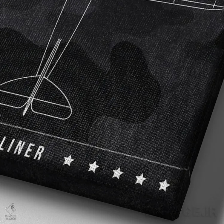 تابلو دکوراتیو براتو ۲۲۰ اثر جوزف فرناندو - نمای نزدیک بافت بوم