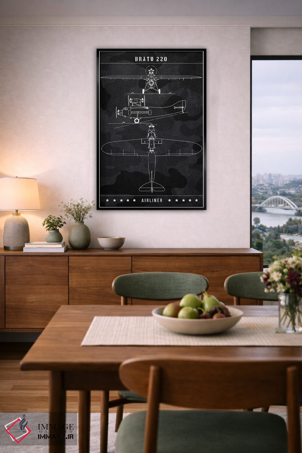 تابلو دکوراتیو براتو ۲۲۰ اثر جوزف فرناندو - D6B