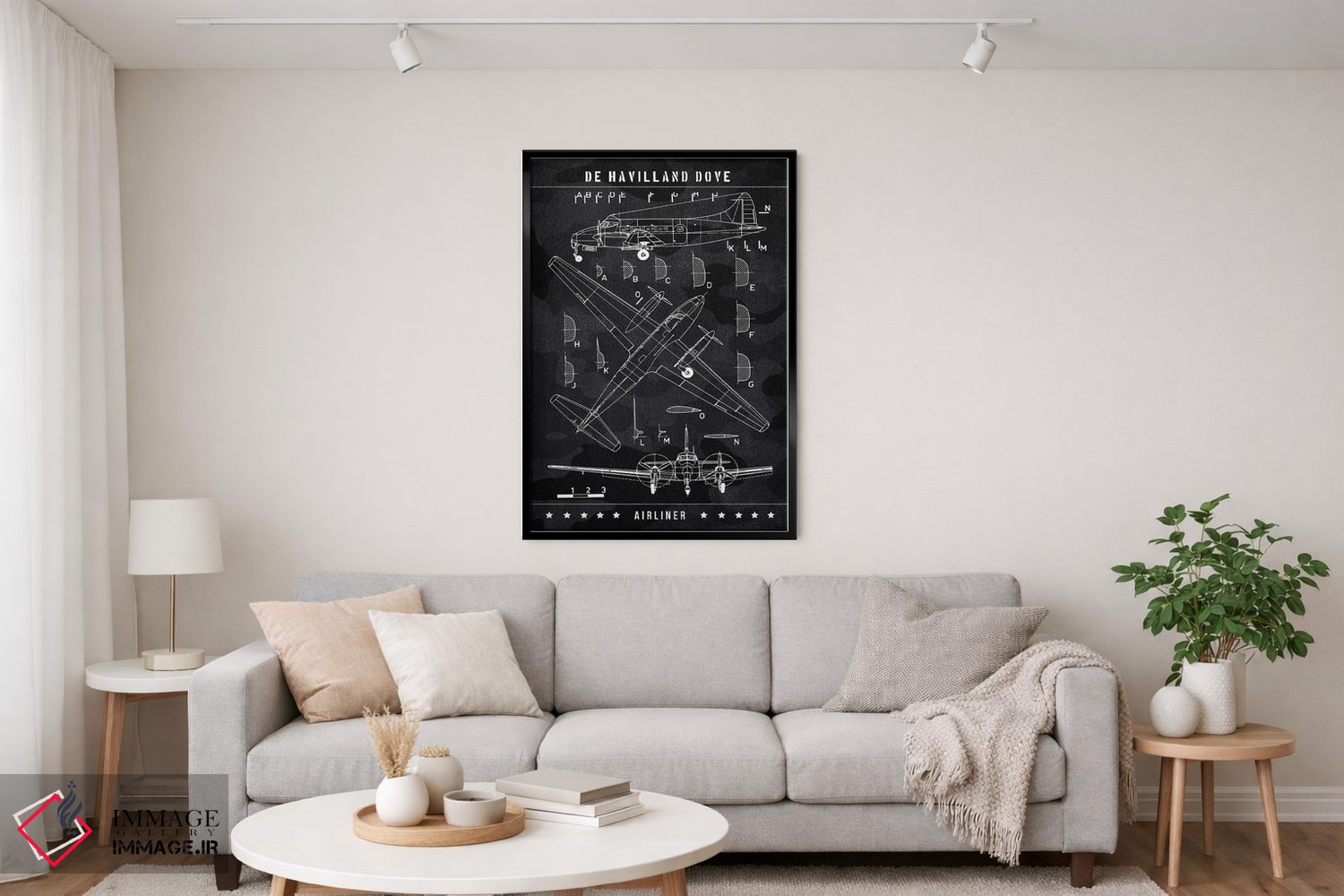 تابلو دکوراتیو دی هاویلند داو اثر جوزف فرناندو - D5B