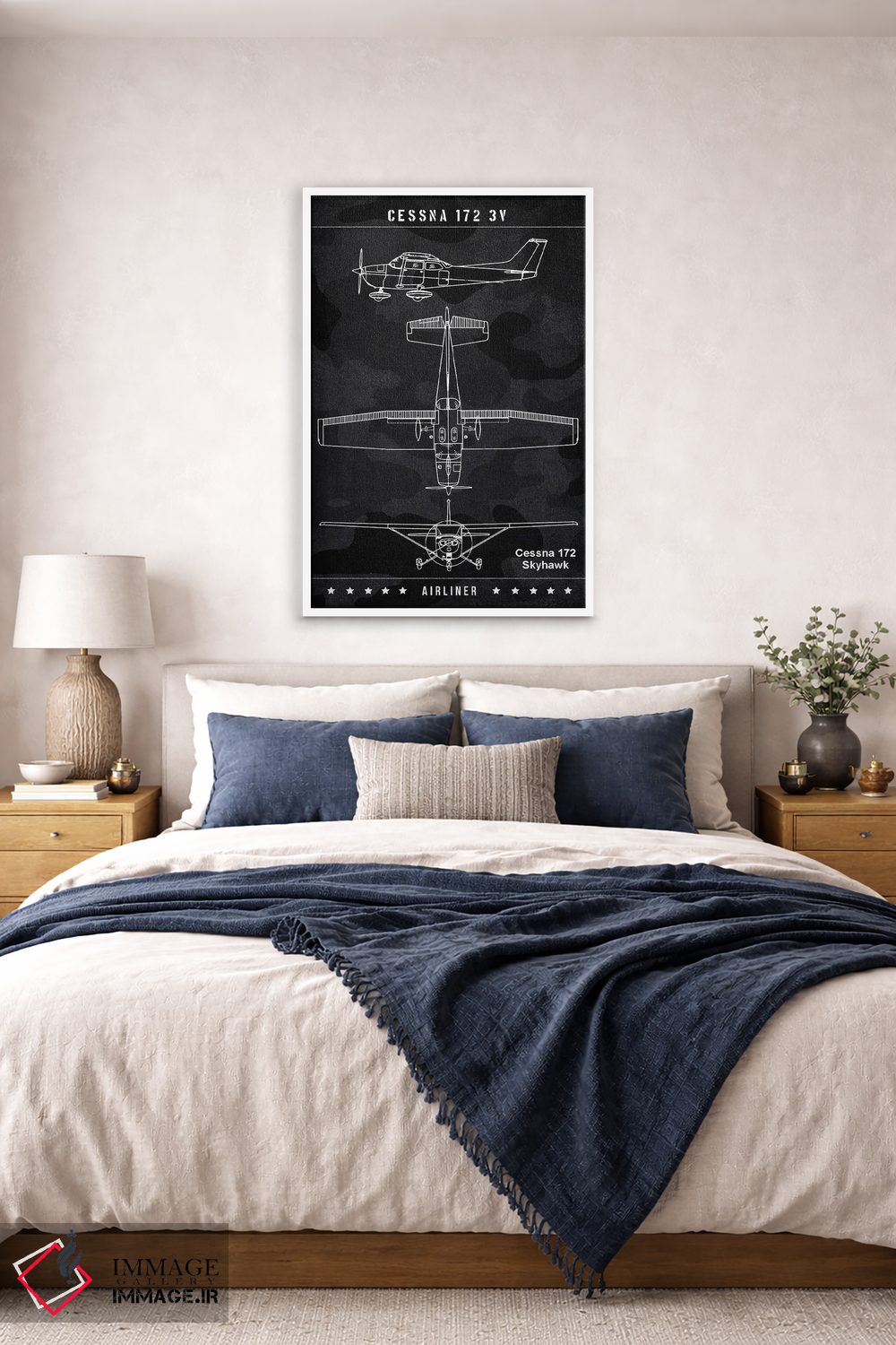 تابلو دکوراتیو سسنا اثر جوزف فرناندو - D4W