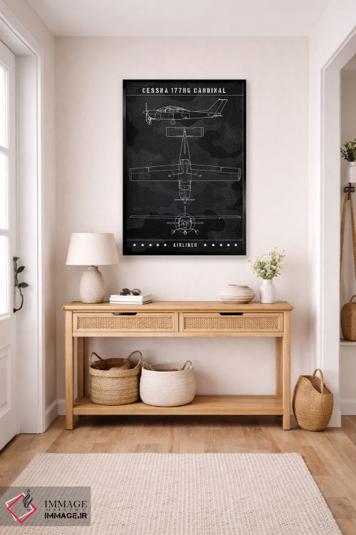 تابلو دکوراتیو سسنا ۱۷۷RG کارباورال اثر جوزف فرناندو - D5B