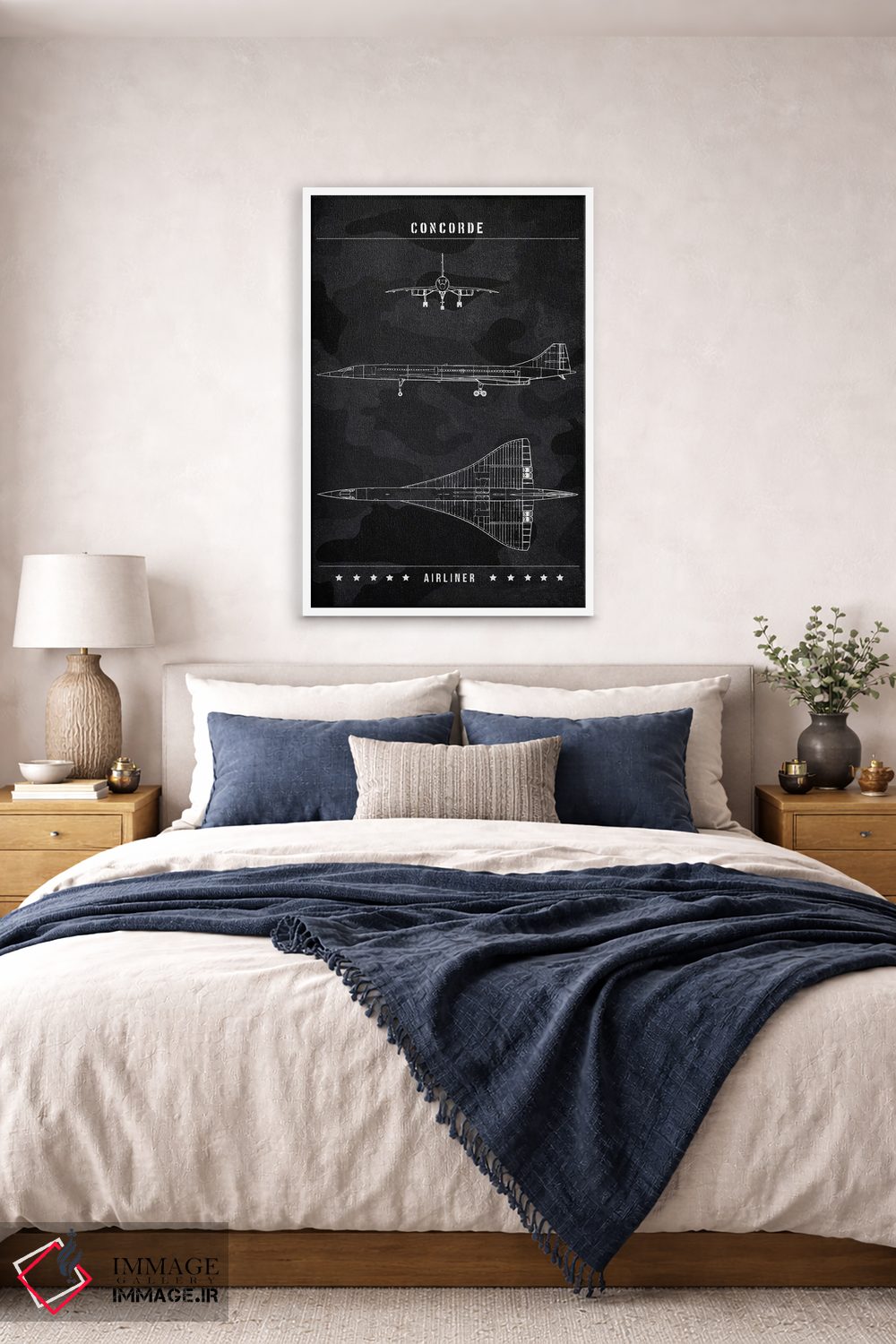 تابلو دکوراتیو کنکورد اثر جوزف فرناندو - D5W