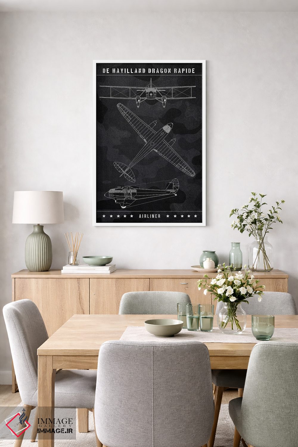 تابلو دکوراتیو دی هاویلند دراگون رپید اثر جوزف فرناندو - D4W