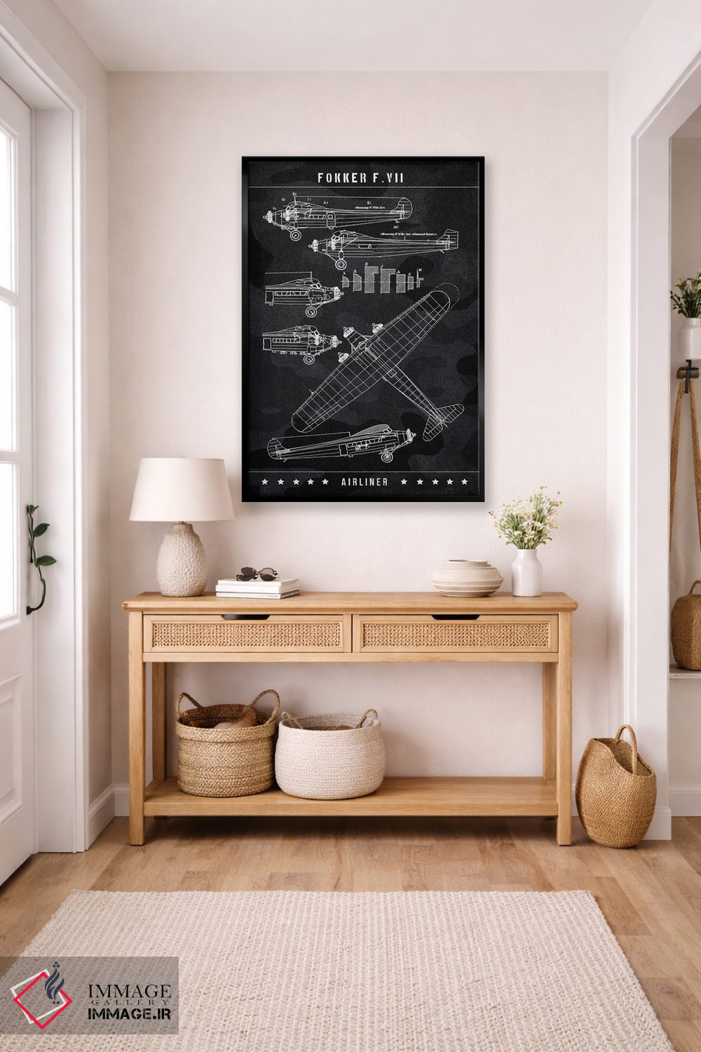 تابلو دکوراتیو فوکر اثر جوزف فرناندو - D6B