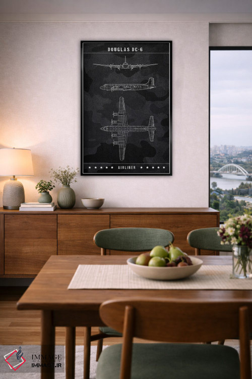 تابلو دکوراتیو داگلاس DC اثر جوزف فرناندو - D6B