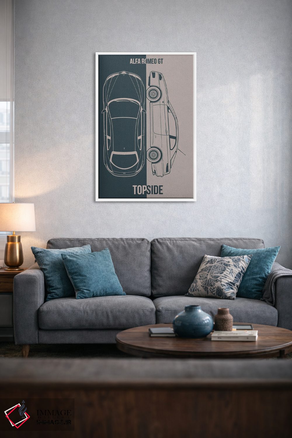 تابلو دکوراتیو آلفا رومئو GT اثر جوزف فرناندو - D4W