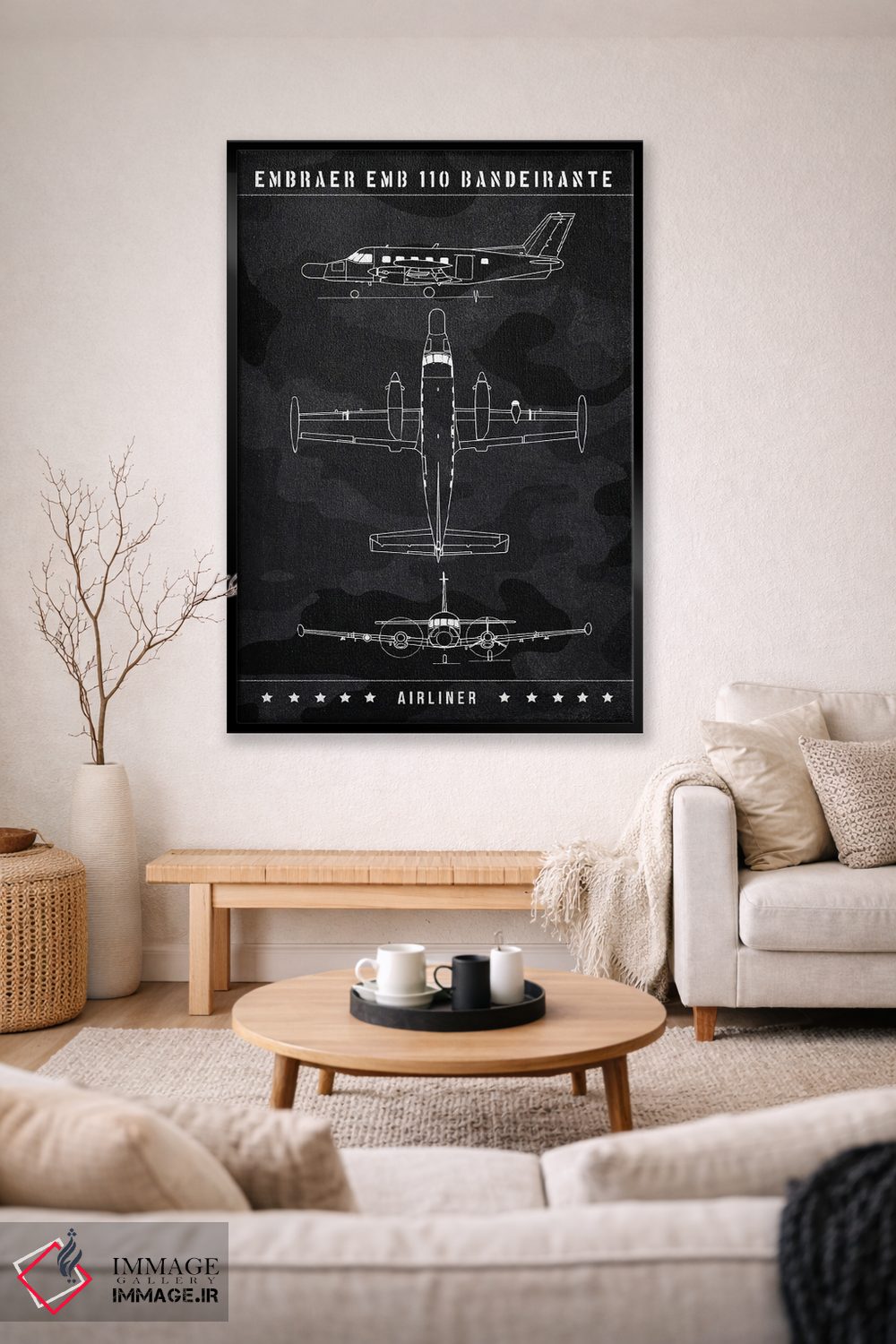 تابلو دکوراتیو امبرائر EMB اثر جوزف فرناندو - D2B