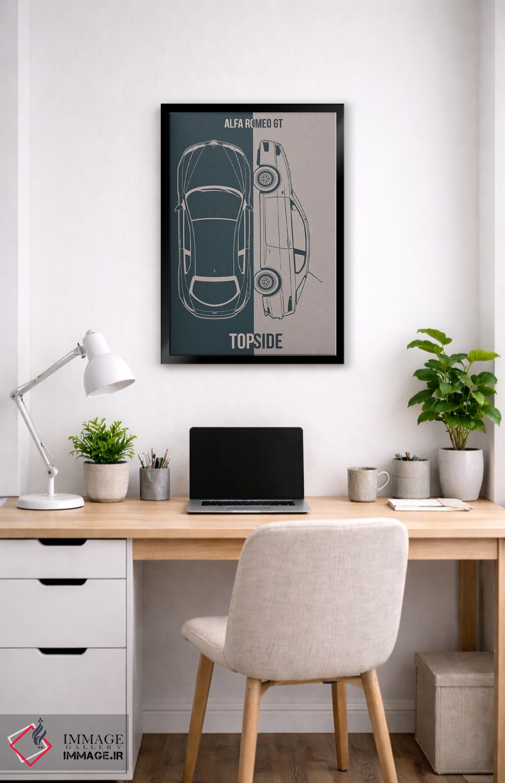 تابلو دکوراتیو آلفا رومئو GT اثر جوزف فرناندو - D5B