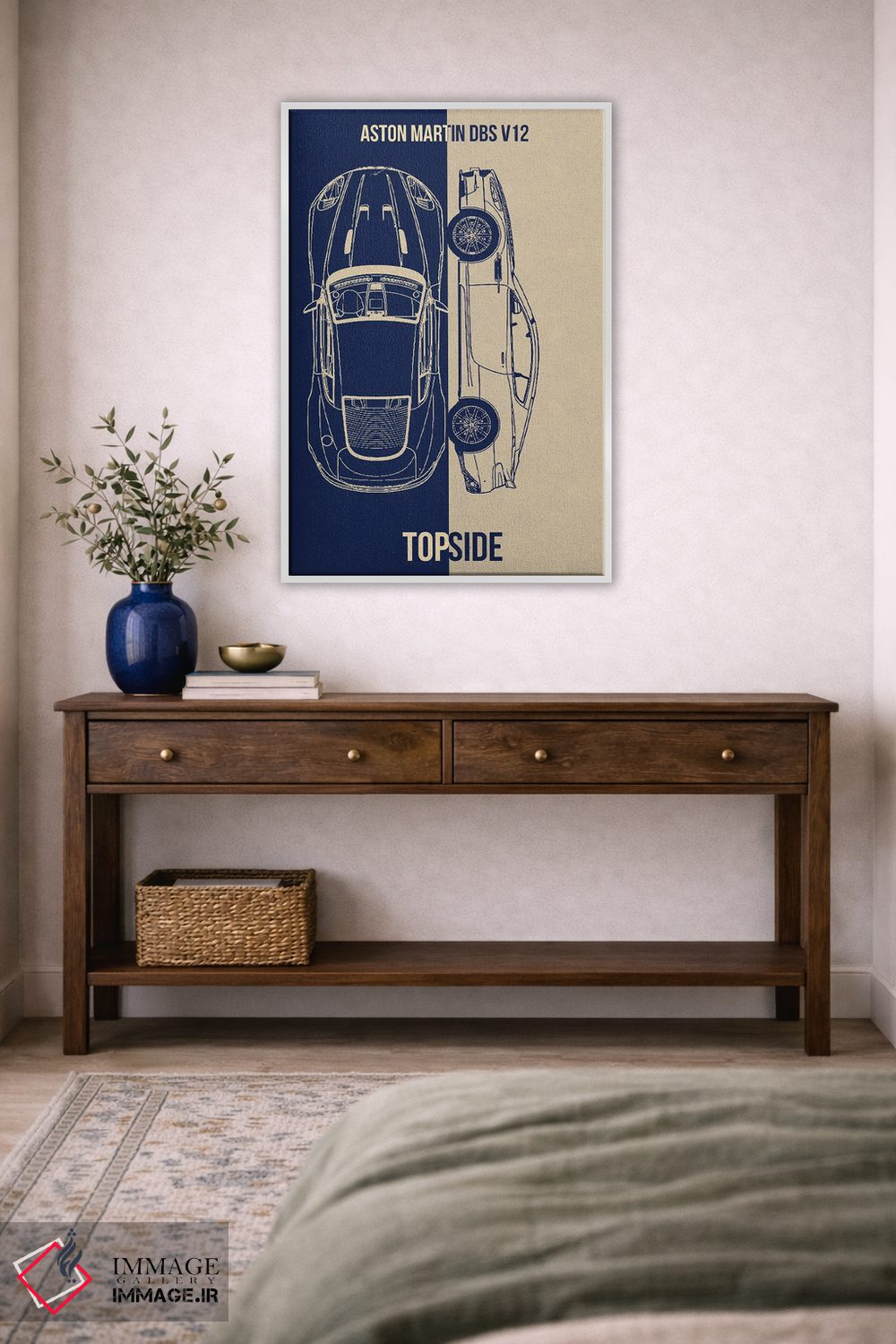 تابلو دکوراتیو استون مارتین DBS 512 اثر جوزف فرناندو - D2W