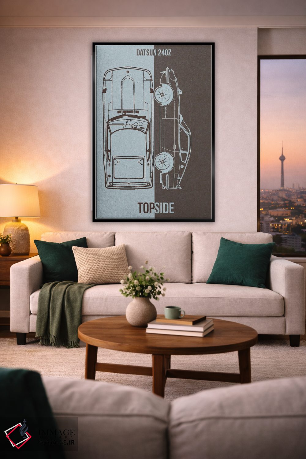 تابلو دکوراتیو داتسون ۲۴۰ زد اثر جوزف فرناندو - D2B