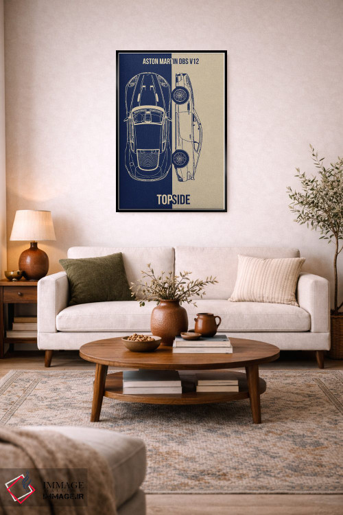 تابلو دکوراتیو استون مارتین DBS 512 اثر جوزف فرناندو - D5B