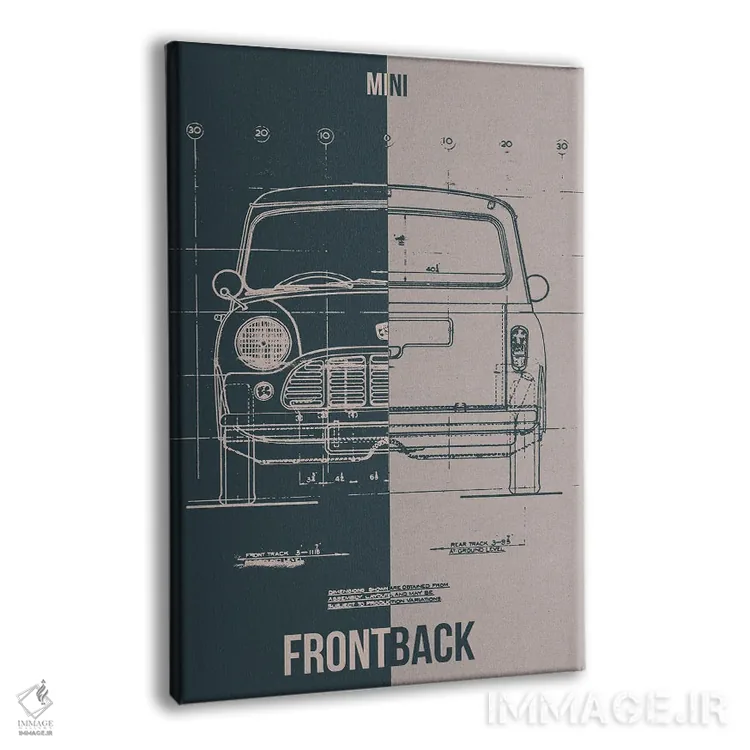 تابلو دکوراتیو مینی اثر جوزف فرناندو - نمای پرسپکتیو محصول