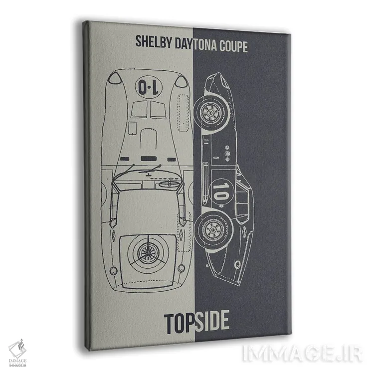 تابلو دکوراتیو شلبی دیتونا اثر جوزف فرناندو - نمای پرسپکتیو محصول