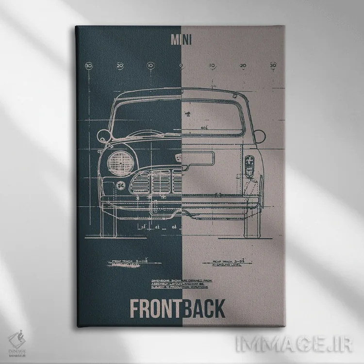 تابلو دکوراتیو مینی اثر جوزف فرناندو - نمای روبهرو روی دیوار