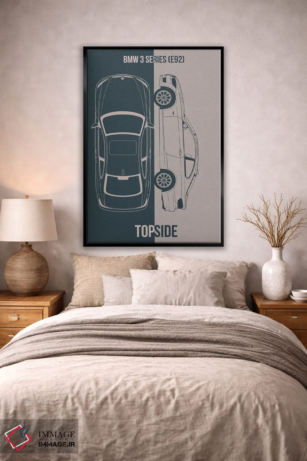 تابلو دکوراتیو بی ام و سری ۳ اثر جوزف فرناندو - D2B