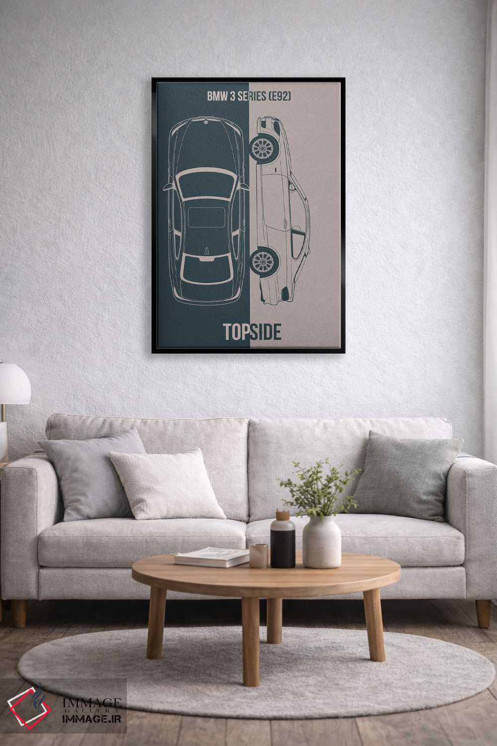 تابلو دکوراتیو بی ام و سری ۳ اثر جوزف فرناندو - D5B