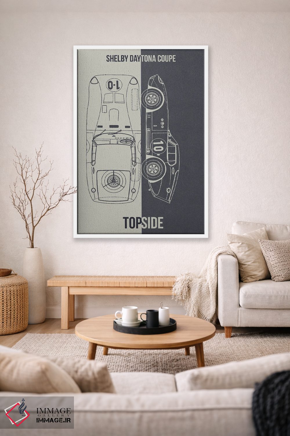 تابلو دکوراتیو شلبی دیتونا اثر جوزف فرناندو - D1W