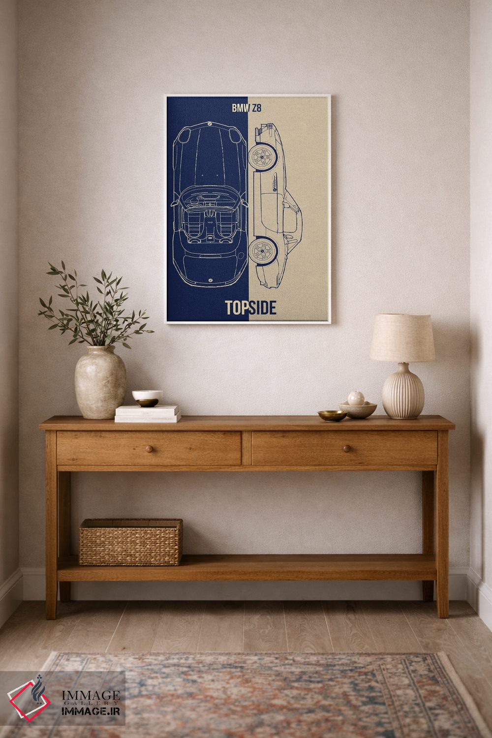 تابلو دکوراتیو بی ام و Z8 اثر جوزف فرناندو - D1W