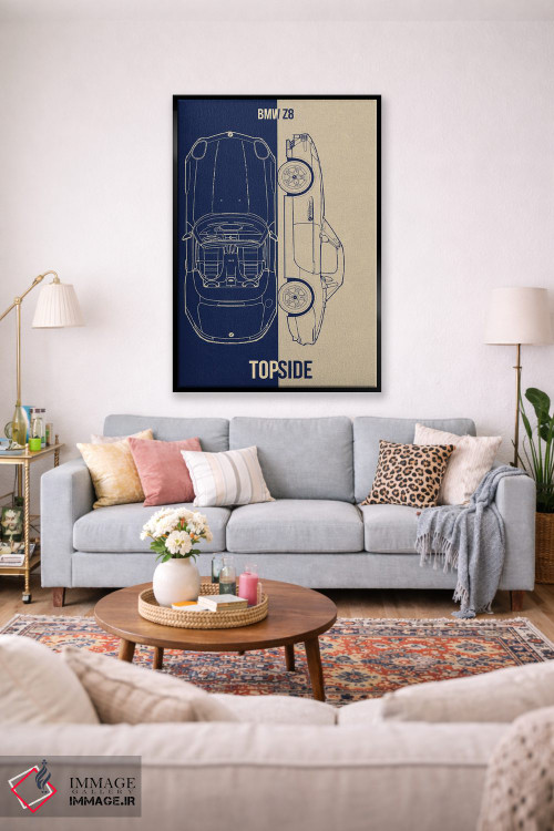 تابلو دکوراتیو بی ام و Z8 اثر جوزف فرناندو - D2B