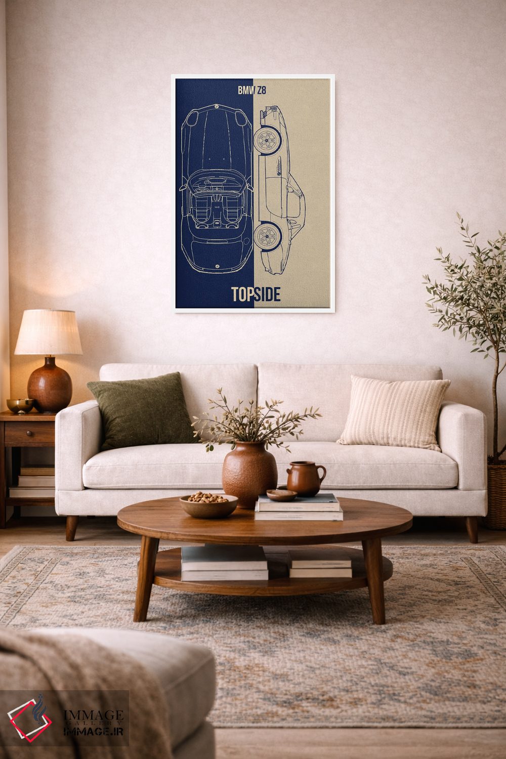 تابلو دکوراتیو بی ام و Z8 اثر جوزف فرناندو - D3W