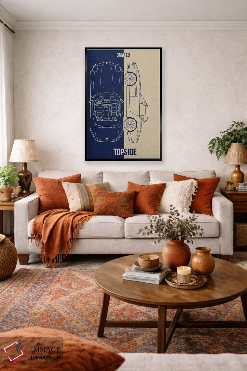 تابلو دکوراتیو بی ام و Z8 اثر جوزف فرناندو - D4B