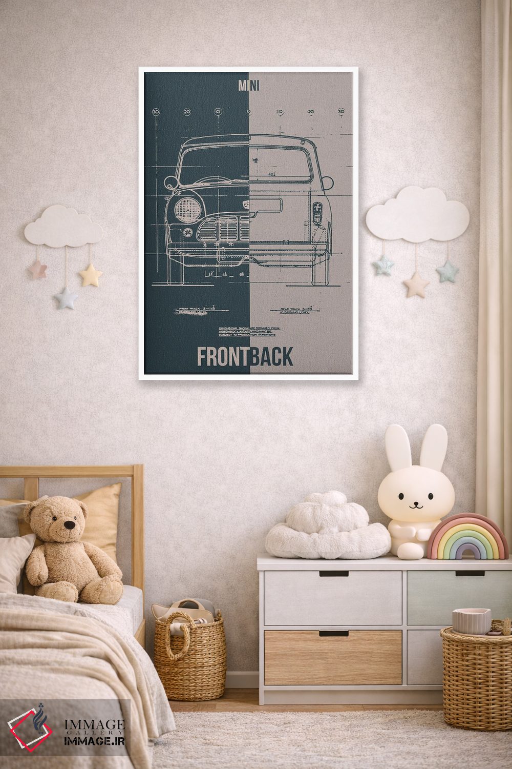 تابلو دکوراتیو مینی اثر جوزف فرناندو - D3W