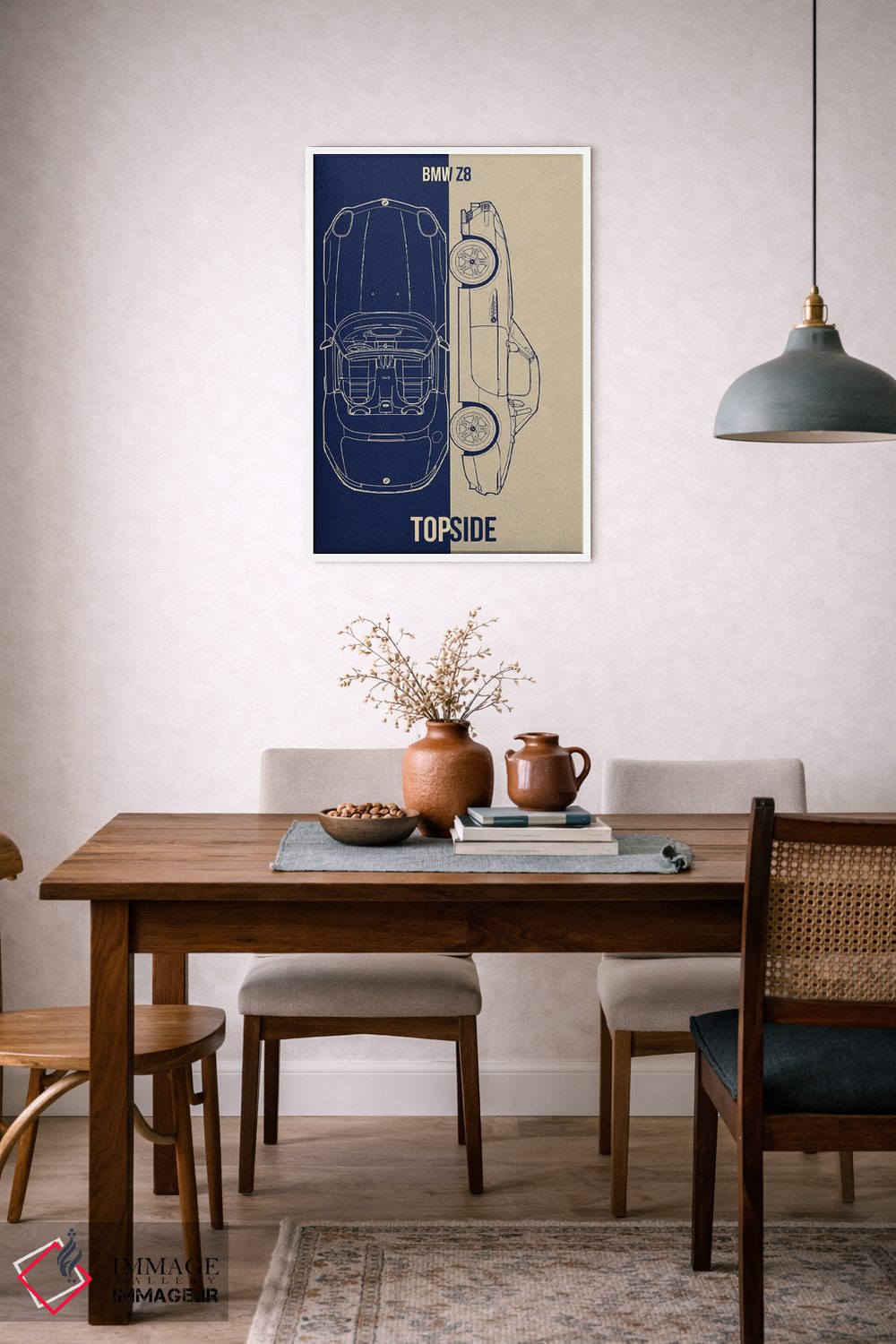 تابلو دکوراتیو بی ام و Z8 اثر جوزف فرناندو - D6W