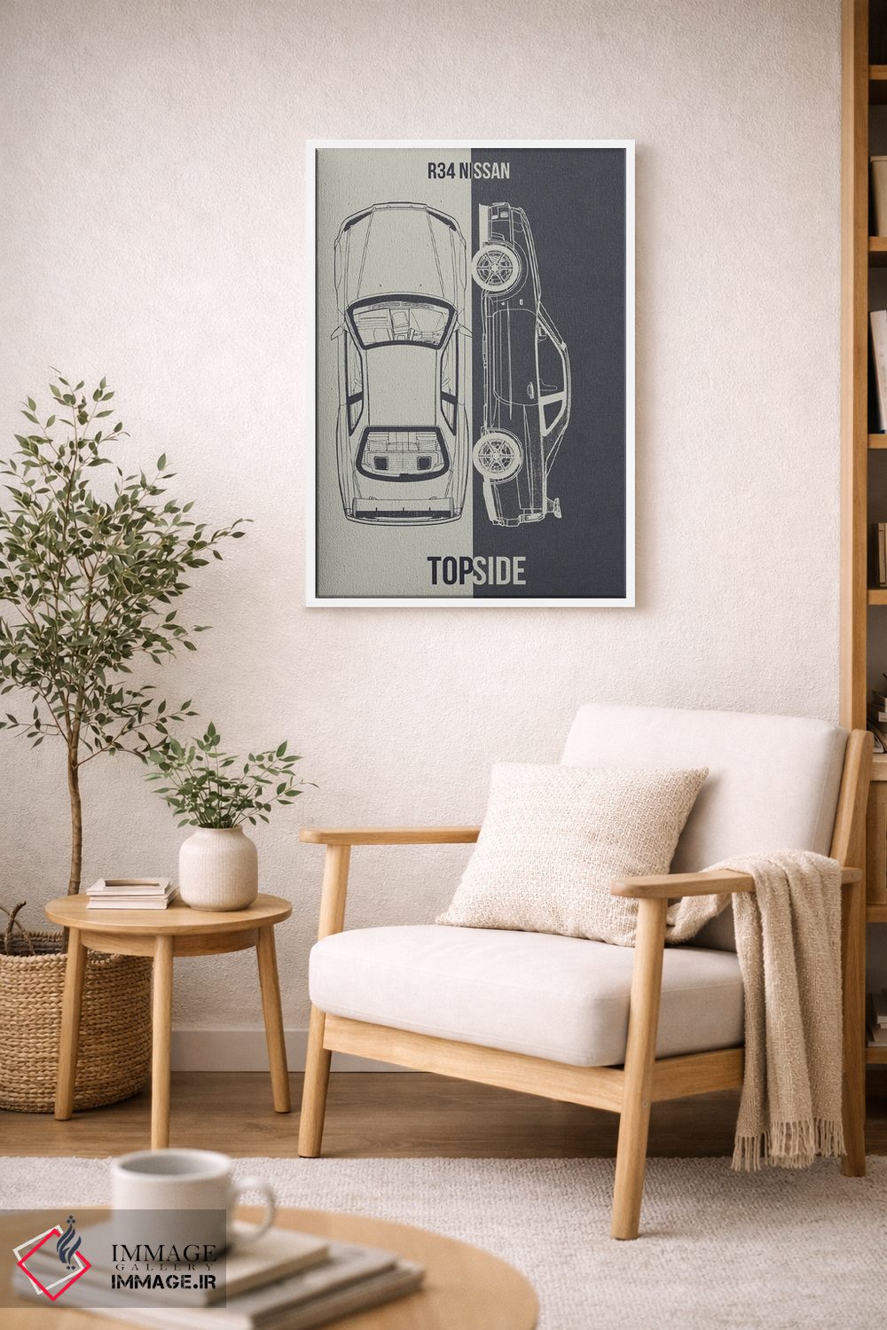تابلو دکوراتیو نیسان آر۳۴ اثر جوزف فرناندو - D5W