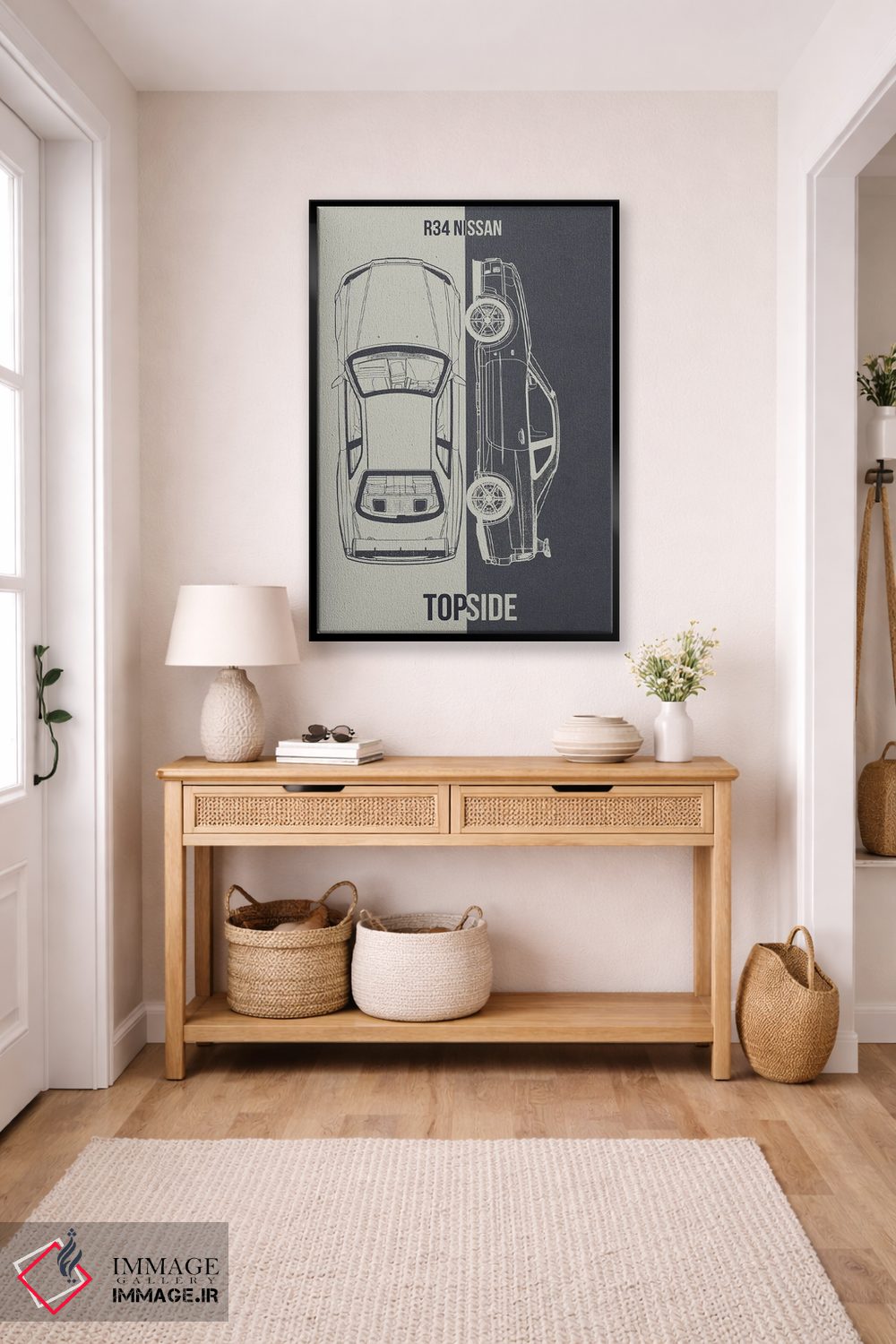 تابلو دکوراتیو نیسان آر۳۴ اثر جوزف فرناندو - D6B