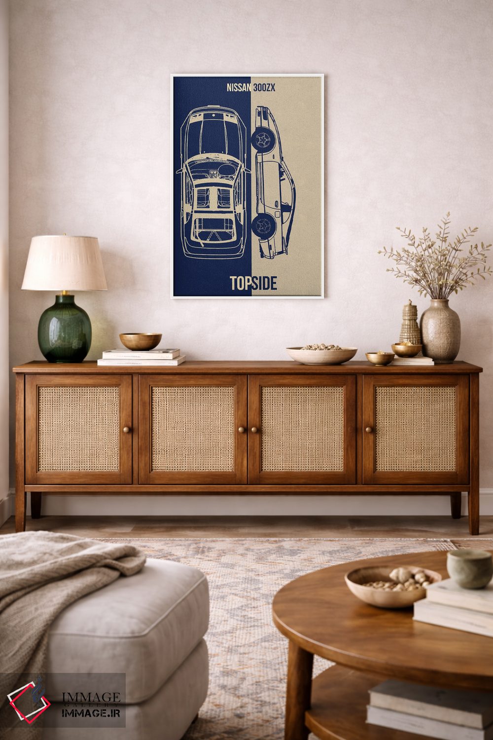 تابلو دکوراتیو نیسان ۳۰۰ زد ایکس اثر جوزف فرناندو - D2W