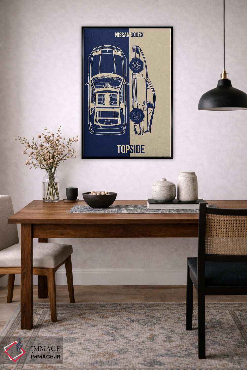 تابلو دکوراتیو نیسان ۳۰۰ زد ایکس اثر جوزف فرناندو - D5B