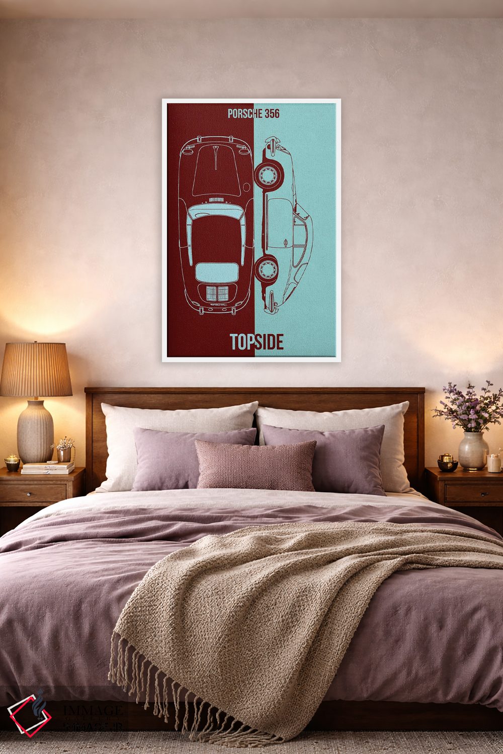 تابلو دکوراتیو پورشه ۳۵۶ اثر جوزف فرناندو - D2W