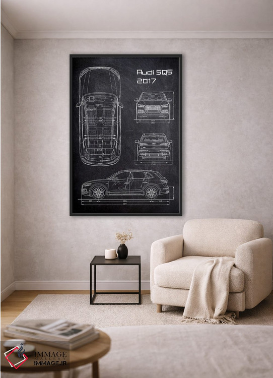 تابلو دکوراتیو آئودی اس کیو۵ مدل ۲۰۱۷ اثر جوزف فرناندو - D2B