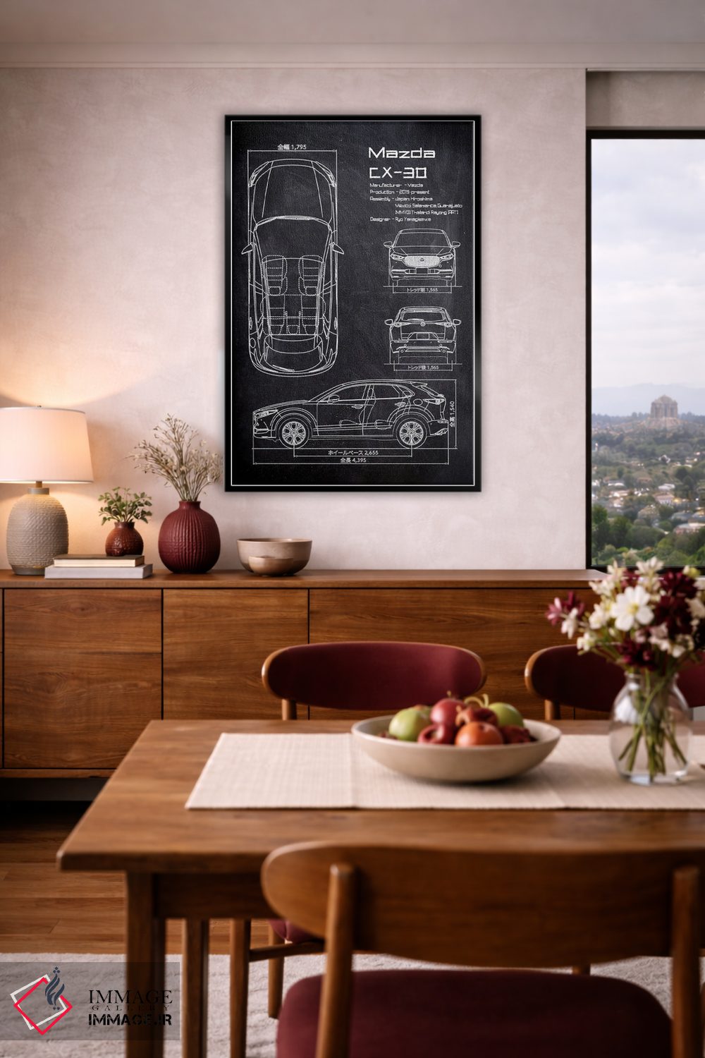تابلو دکوراتیو مزدا سی ایکس-۳۰ اثر جوزف فرناندو - D3B