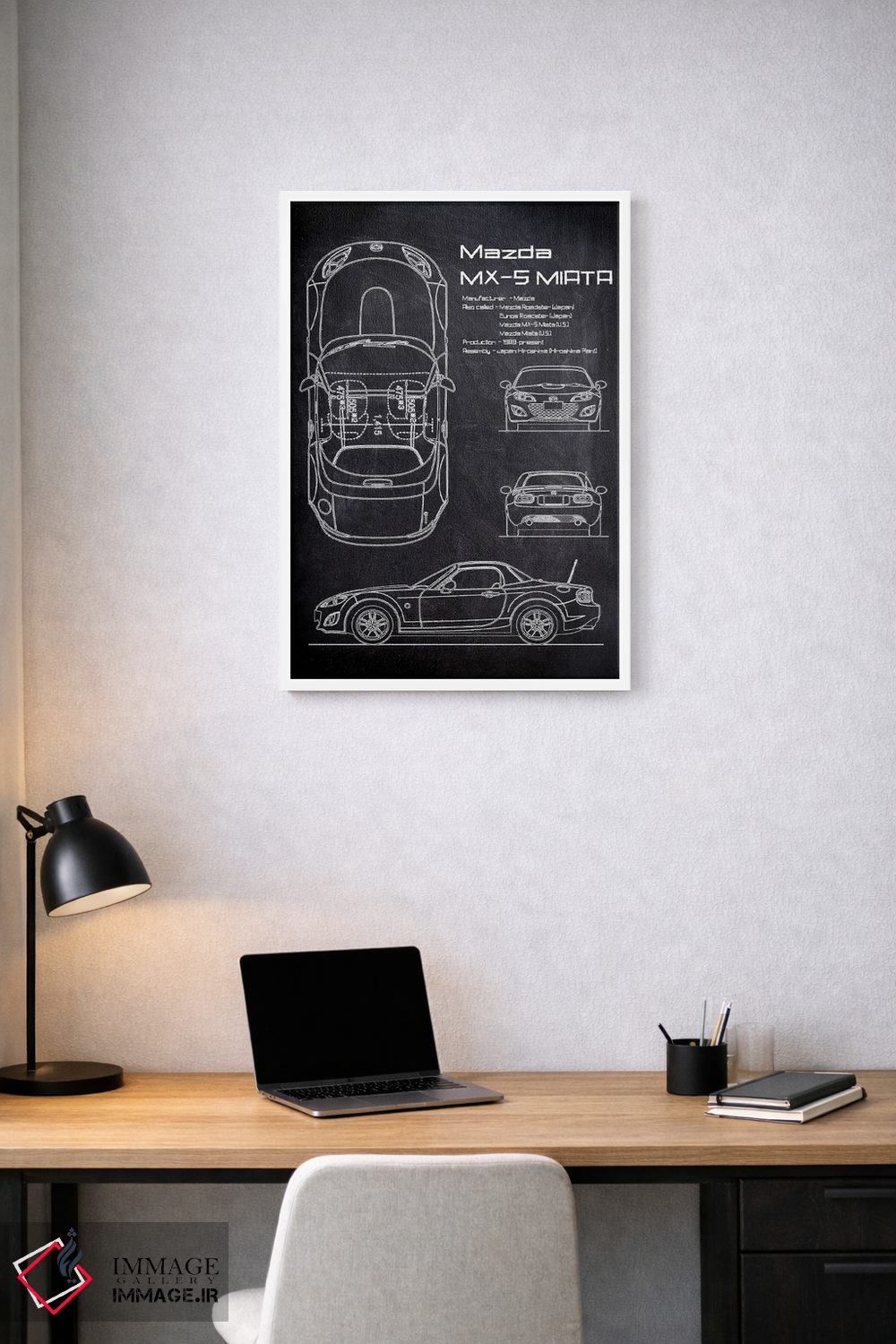 تابلو دکوراتیو مزدا ام ایکس-۵ میاتا اثر جوزف فرناندو - D1W