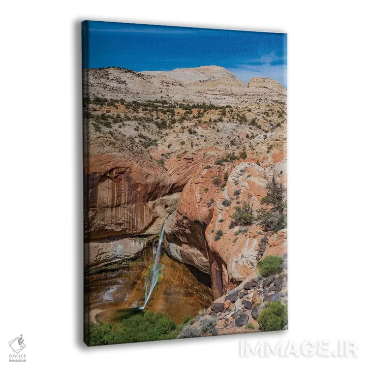 تابلو دکوراتیو Calf Creek Falls, Grand Staircase-Escalante National Monument, U… اثر جف فوت - نمای پرسپکتیو محصول