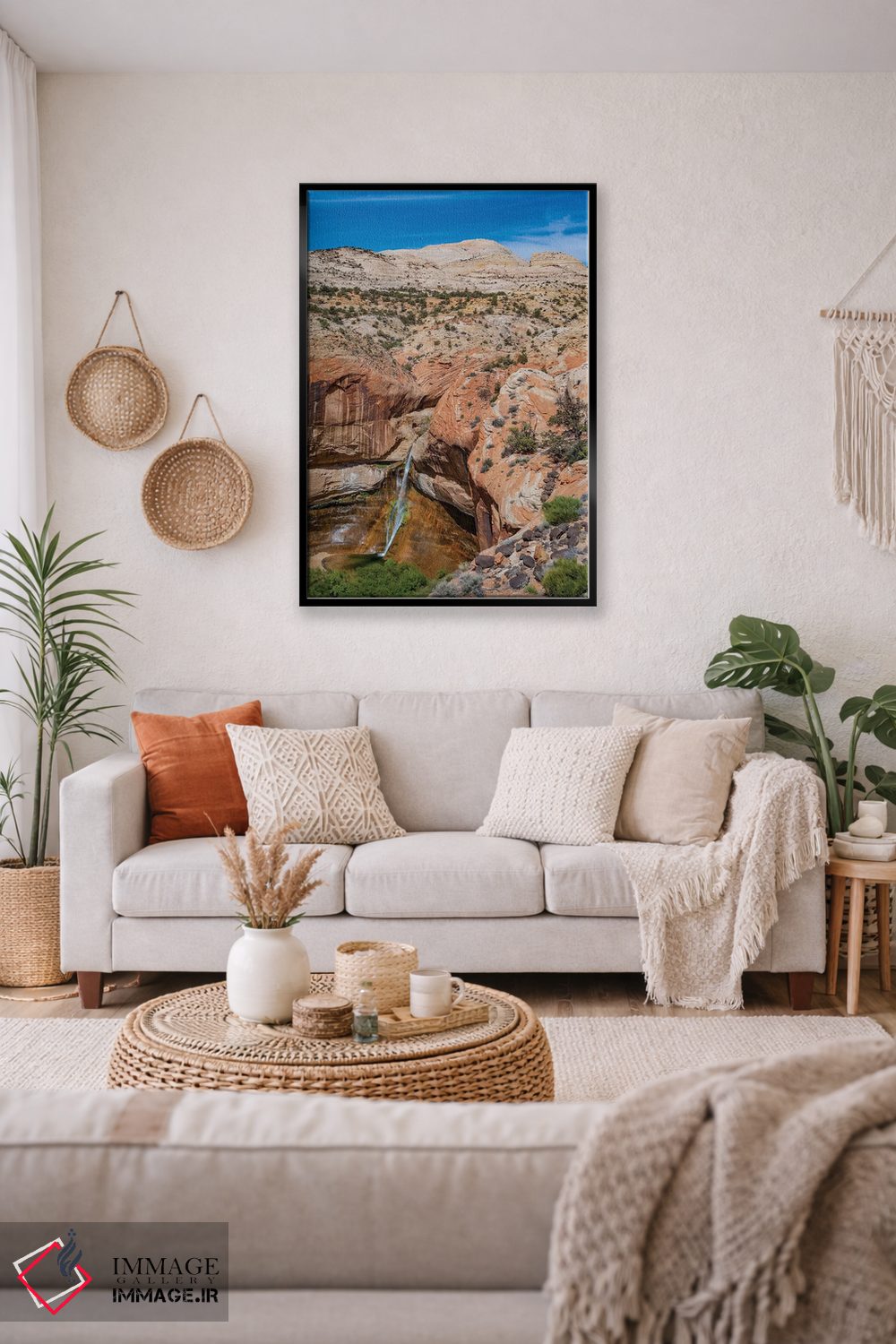 تابلو دکوراتیو Calf Creek Falls, Grand Staircase-Escalante National Monument, U… اثر جف فوت - D2B